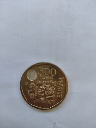 Moneda de 500 pesetas.