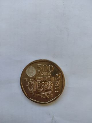 Moneda de 500 pesetas.