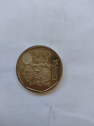 Moneda de 500 pesetas.