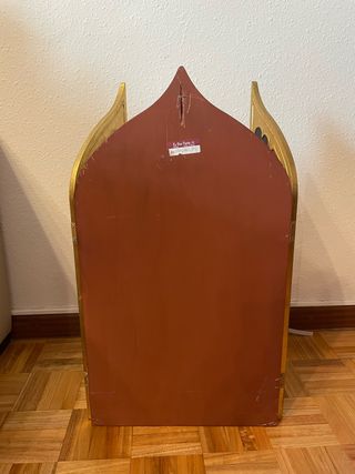 triptico religioso pintado a mano