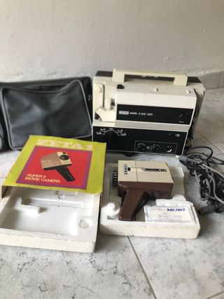 Se vende cámara súper 8 con proyector