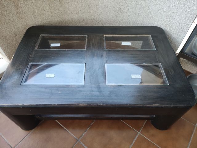 Mesa hecha a mano maciza