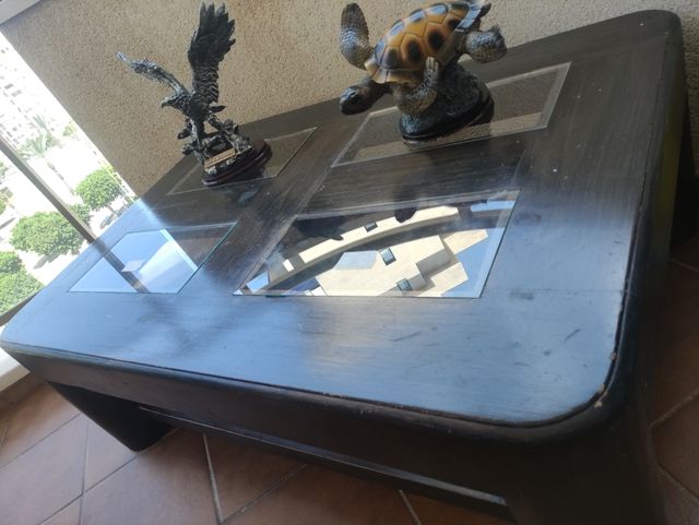 Mesa hecha a mano maciza