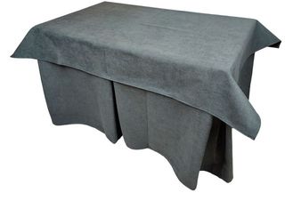 MESA CAMILLA- TARIMA-CRISTAL +ENAGUAS LIQUIDACION
