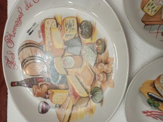 Servizio  per formaggio in porcellana l'irondelle