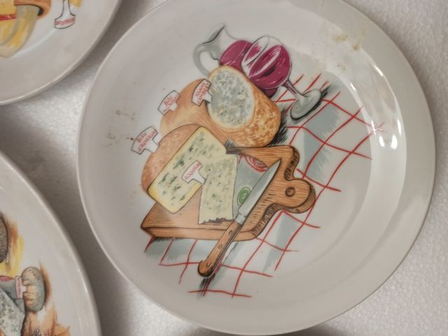 Servizio  per formaggio in porcellana l'irondelle