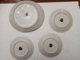 Servizio  per formaggio in porcellana l'irondelle