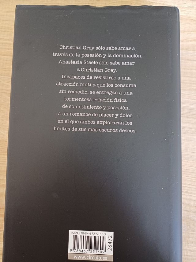 Libro.50 sombras de Grey.