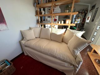 Sofa Beige Lino | Tela antimanchas