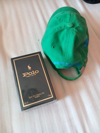 colonia polo  RALPH LAUREN y gorra