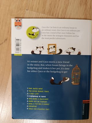 libro infantil "A heddehog at home"