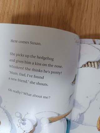 libro infantil "A heddehog at home"