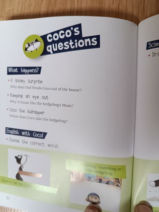 libro infantil "A heddehog at home"