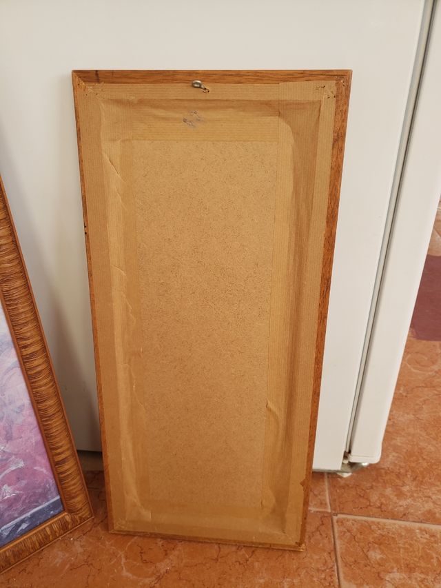 2 cuadros 55 cm / 25 cm  5 euro