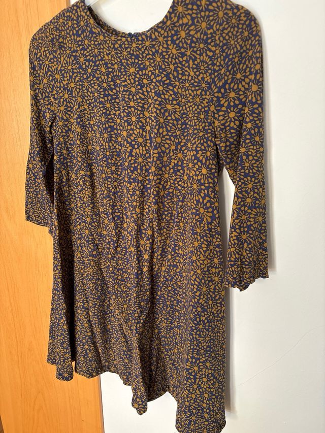 Vestido T. 34 manga tres cuartos de H&M