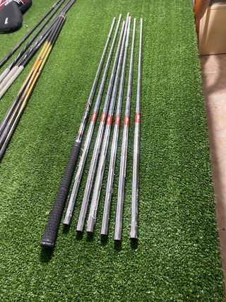 Set Varillas hierro golf, Acero Stiff, 85 gramos.