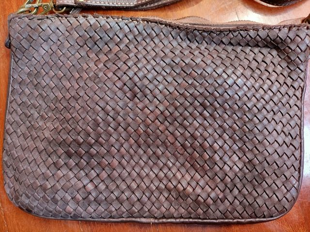 Bolso bandolera de piel