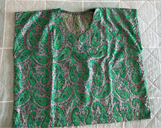 Blusa in seta made in India