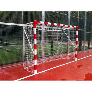 Juego Porterías Fútbol Sala -Balonmano Metálica