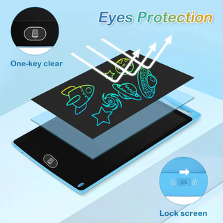 TABLET LAVAGNA LCD DISEGNI PER BAMBINI ROSA 2024