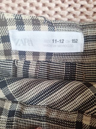 Falta tablas cuadros marrón Zara