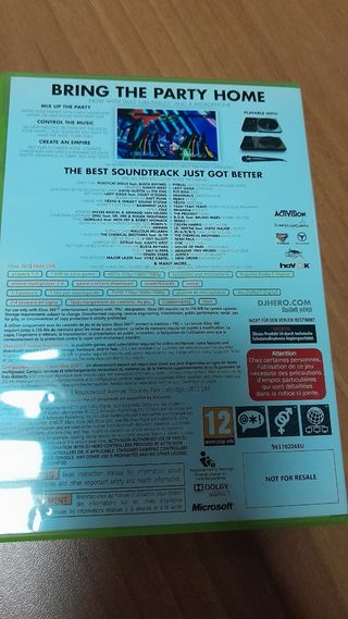 DJ HERO 2 Xbox 360 (Sólo juego)