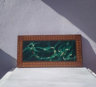 Tabla madera mesa puerta armario vintage