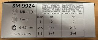 Morsetti a capuccio elettico 4mmq