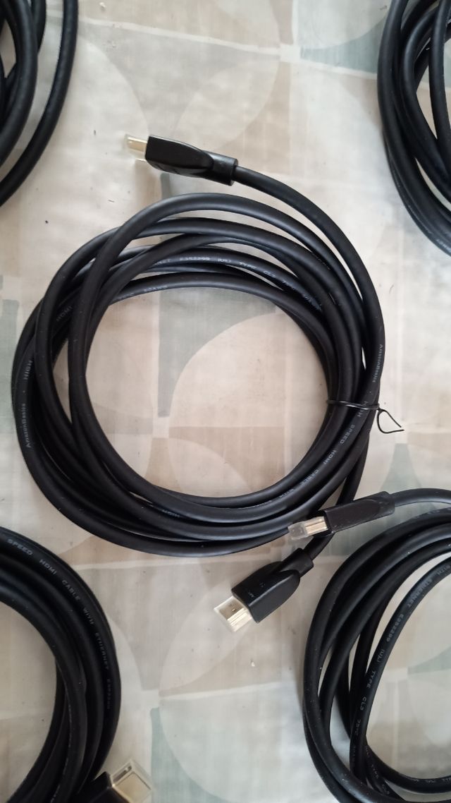 Pack 5 cables HDMI de 3m