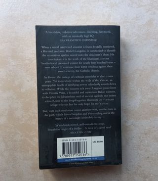 Angels and demons Dan Brown english book