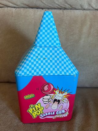 Scatola di latta Vintage Pin Pop