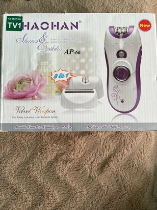 Depiladora electrica, recargable