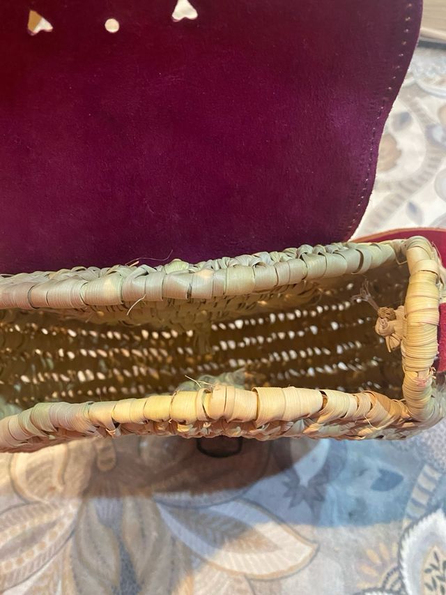 Bolso chica/señora mimbre