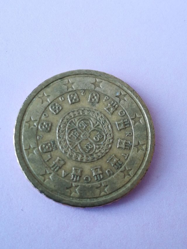 Moneta del Portogallo 50 cent del 2002