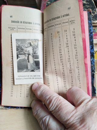 Libro de arrobas a kilogramos