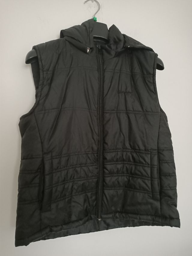 GILET X-CAPE RAGAZZA NERO CON CAPPUCCIO