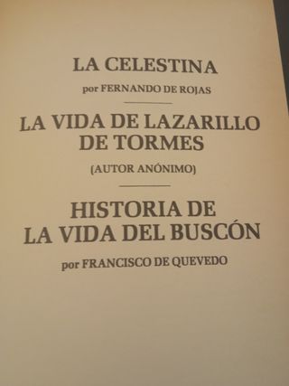 La Novela Picaresca Española