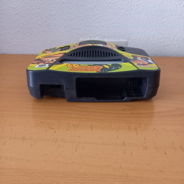 CONSOLA NINTENDO 64 SKIN DONKEY KONG 64 COMPLETA