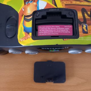 CONSOLA NINTENDO 64 SKIN DONKEY KONG 64 COMPLETA