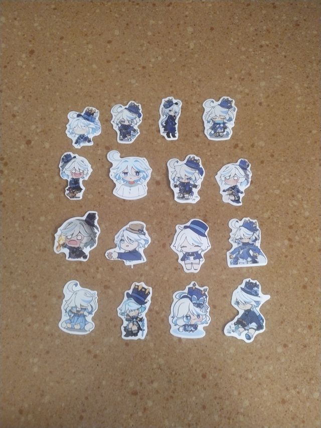 Stickers /pegatinas genshin furina