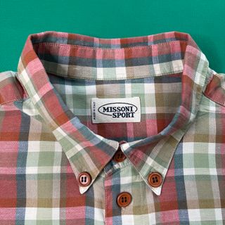 Camicia Missoni Uomo XL Quidri Multicolore cotone