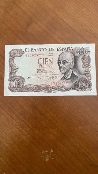 Billetes de 100 pesetas