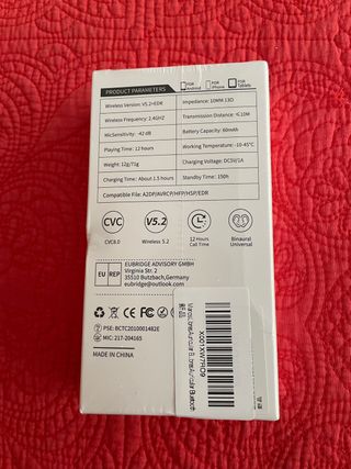 Auricular bluetooth inalambrico