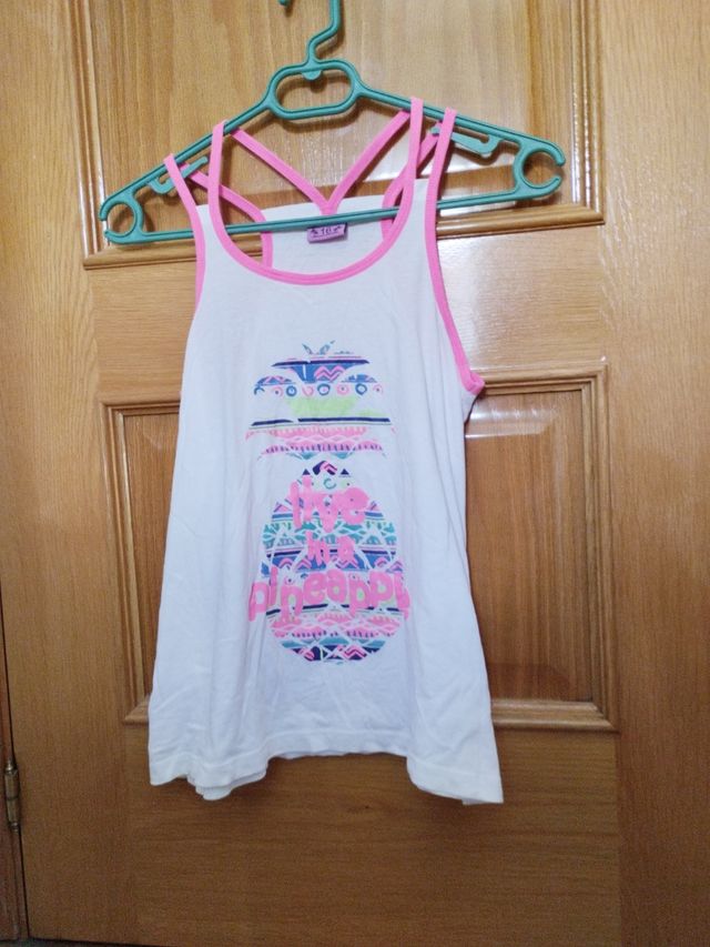 camiseta de tirantes niña