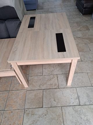 Mesa Comedor extensible lara+6 Sillas acolchadas