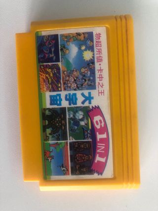 varios Juegos famicon y adaptador para la nes