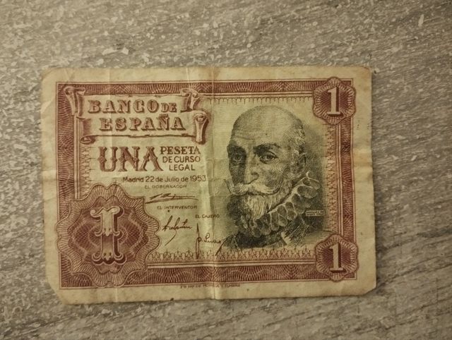 Billetes diferentes valores y años