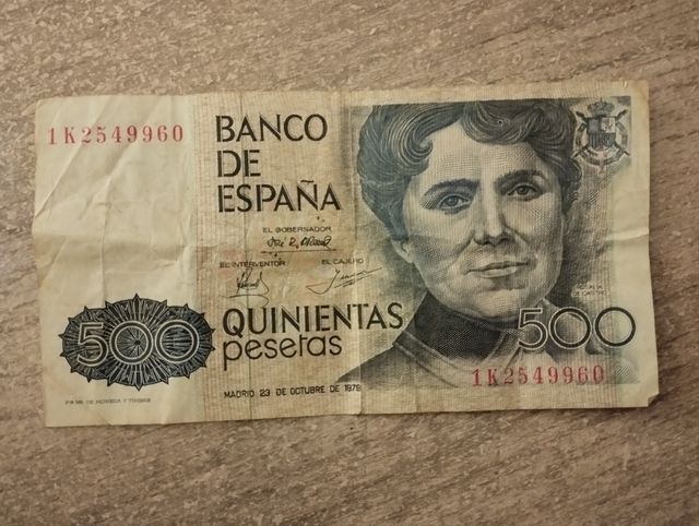 Billetes diferentes valores y años