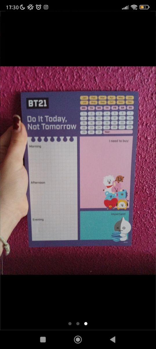 Planificador+ photocards + Foto Bts