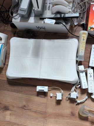 Wii con wii balance y accesorios